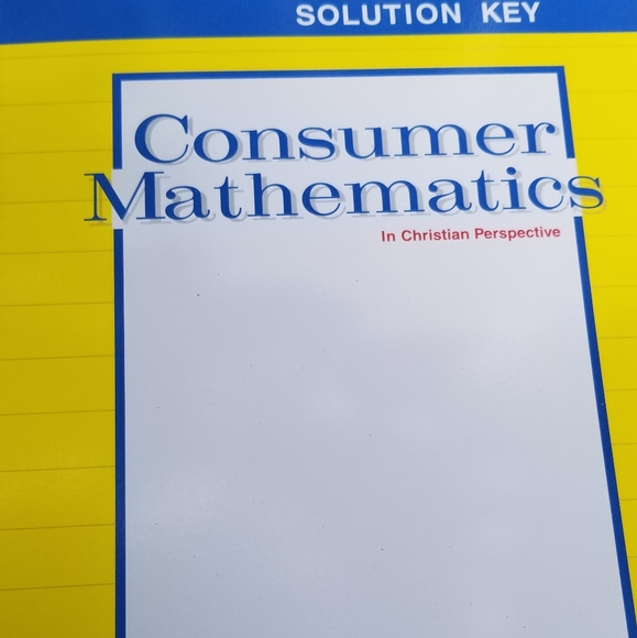 Abeka Books Consumer Math Set - Picture 2 of 4